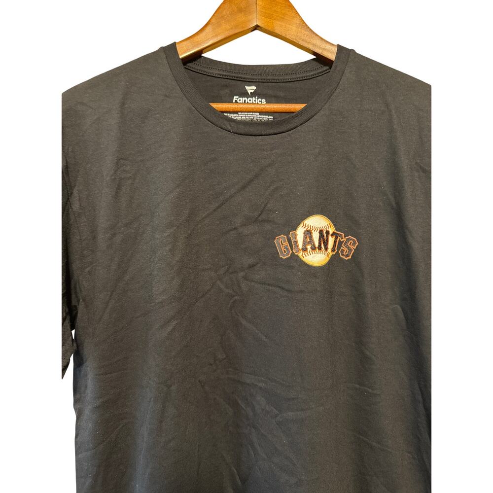 Mens Large‎ San Francisco Giants MLB Tshirt Black Short Sleeve, NWOT
